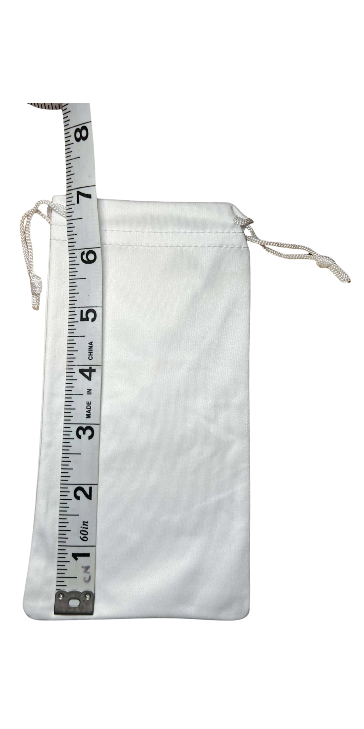 Custom Microfiber Sunglasses & Gadget Storage Bags (White)