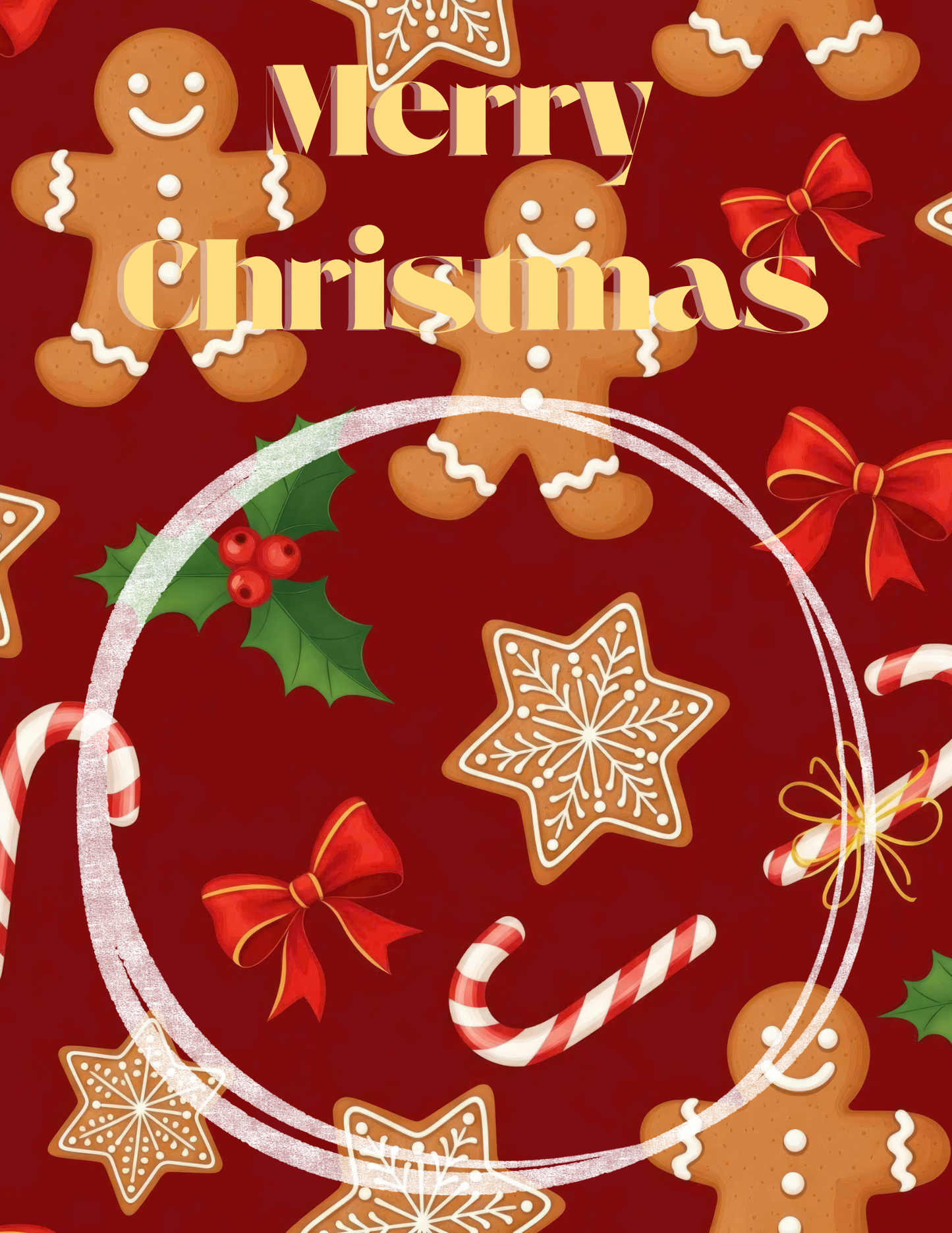 Personalized Jumbo Christmas Candy Card Fun Holiday Party Decor & Sweet Gift Idea by Creations by Crystal