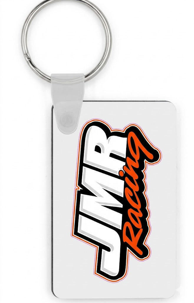 JMR Racing Double-Sided Keychain | Race Car Driver Fan Gift | Racing Team Fundraiser Keychain | Custom Racing Merchandise