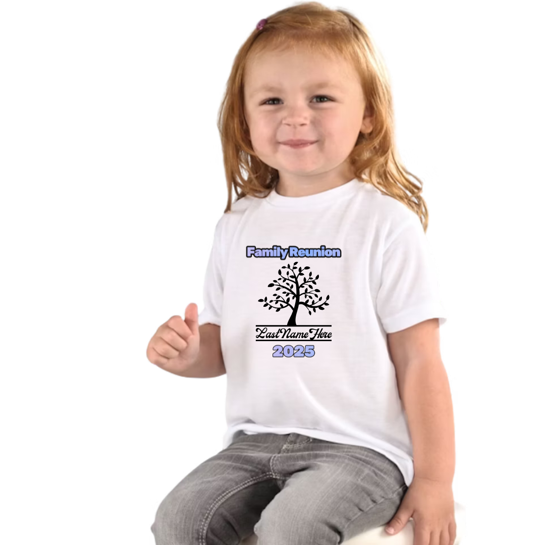 Customized Family SubliVie T-Shirts (Toddler Sizes)