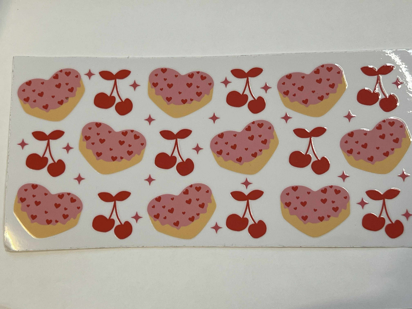Cherries and Pink cookies
