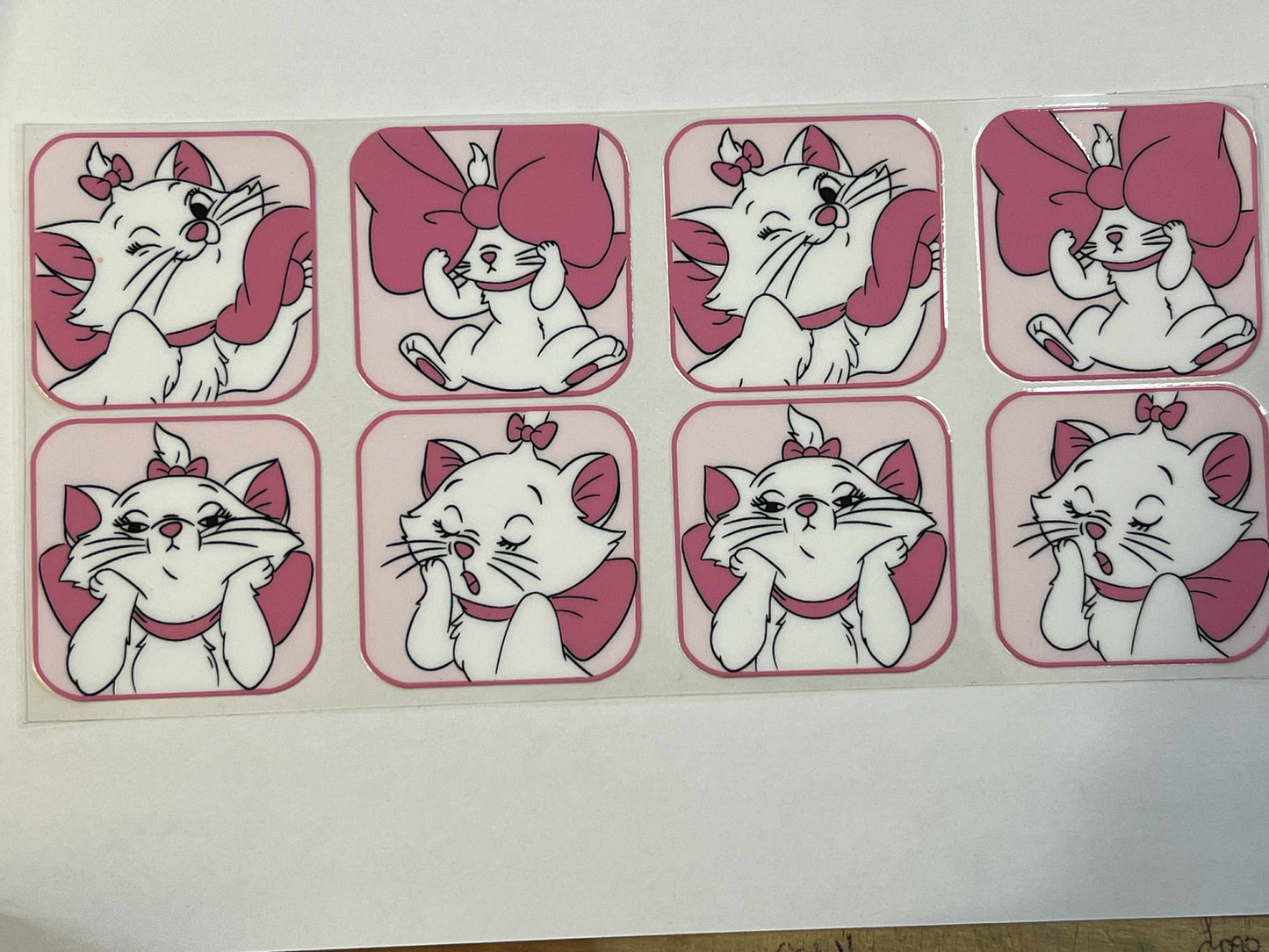 White Cat Pink Bow