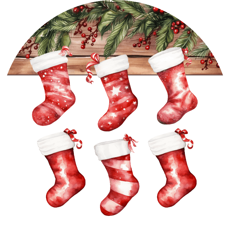 ๐ Personalized Christmas Ornaments โ Stocking Family Names