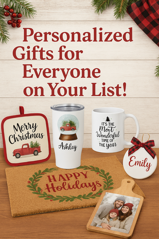 🎁 Custom Holiday Gifts for Everyone on Your List — Order Now Before the Rush!