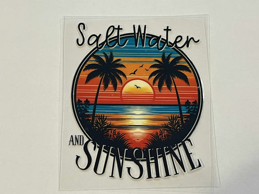 Salt Water And Sunshine  - Decal