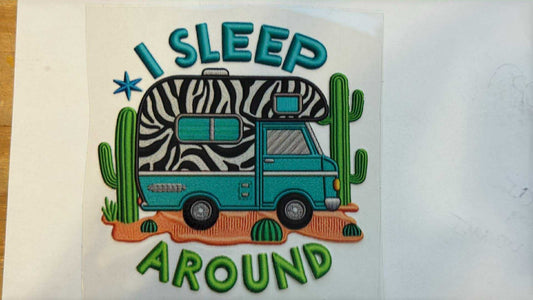 I Sleep Around - Decal