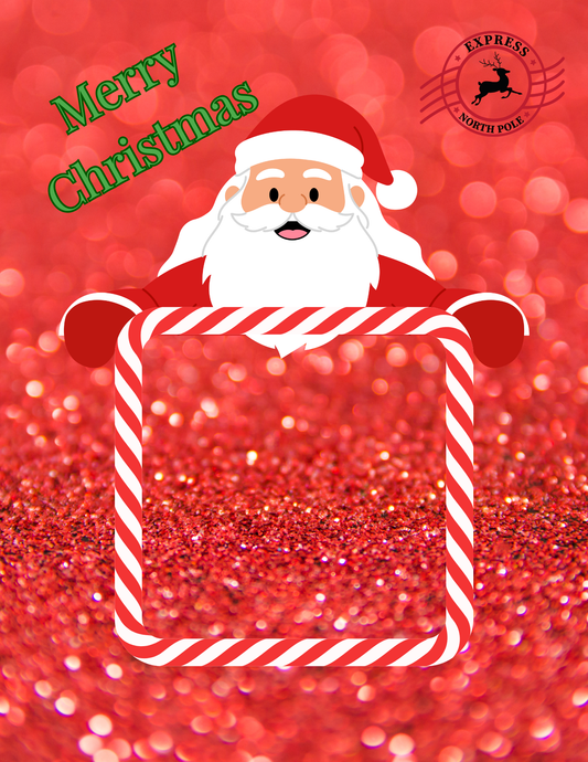 Personalized Jumbo Christmas Candy Card  Fun Holiday Party Decor & Sweet Gift Idea by Creations by Crystal