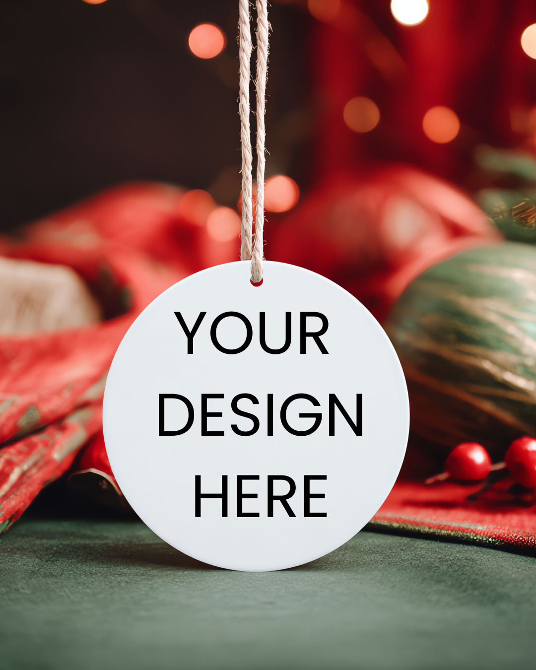 🎄 Personalized Christmas Ornaments – Custom Photo and Name Designs 🎁