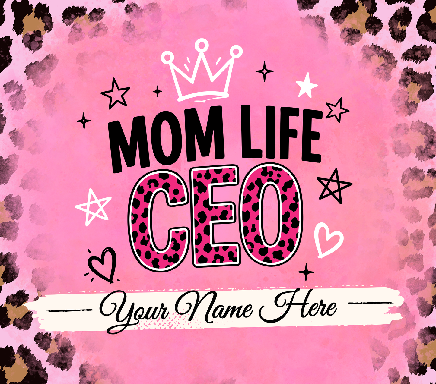 Mom Boss Tumblers | Personalized 20oz Skinny Tumblers for Moms, Business Owners & Coffee Lovers