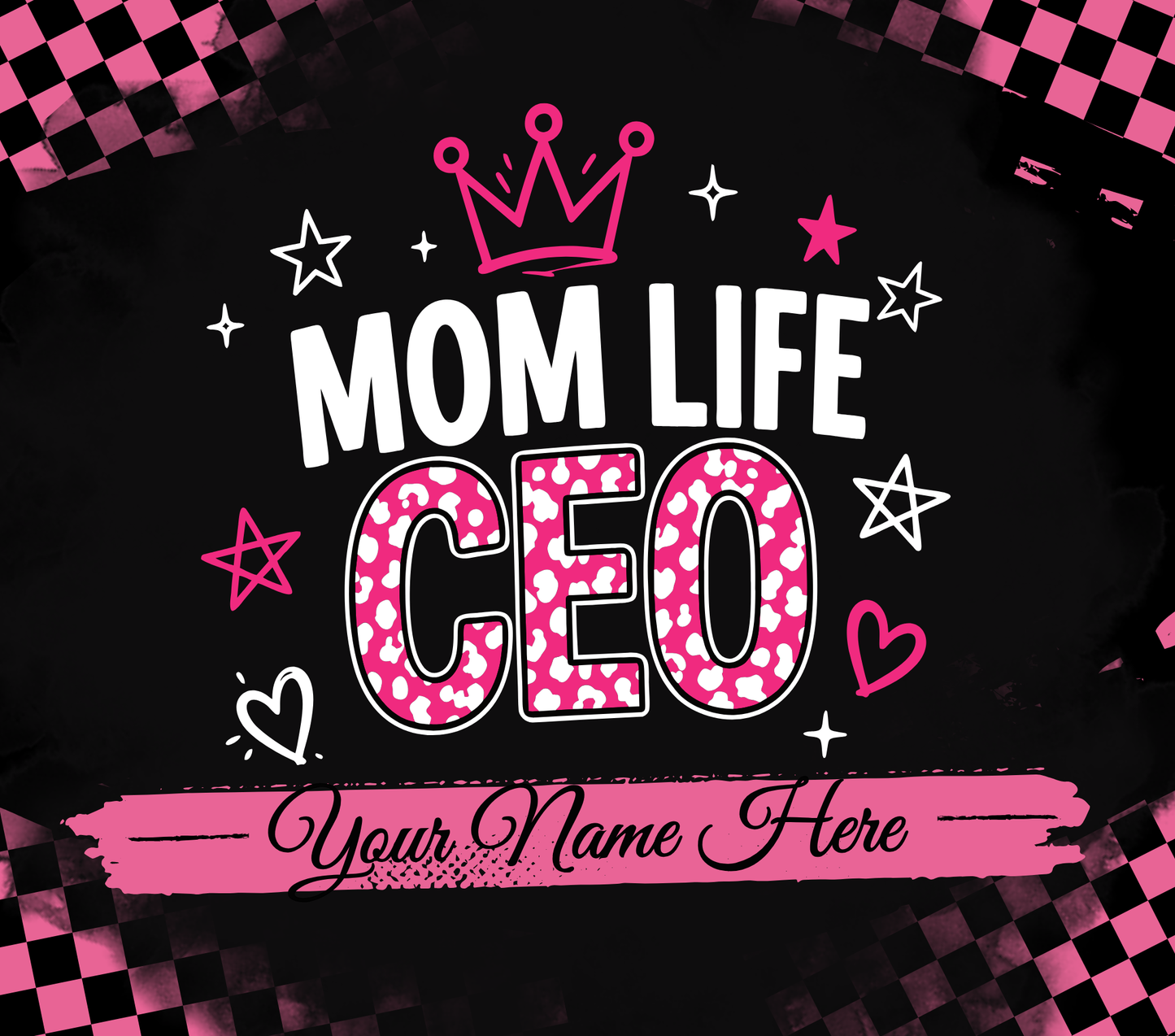 Mom Boss Tumblers | Personalized 20oz Skinny Tumblers for Moms, Business Owners & Coffee Lovers