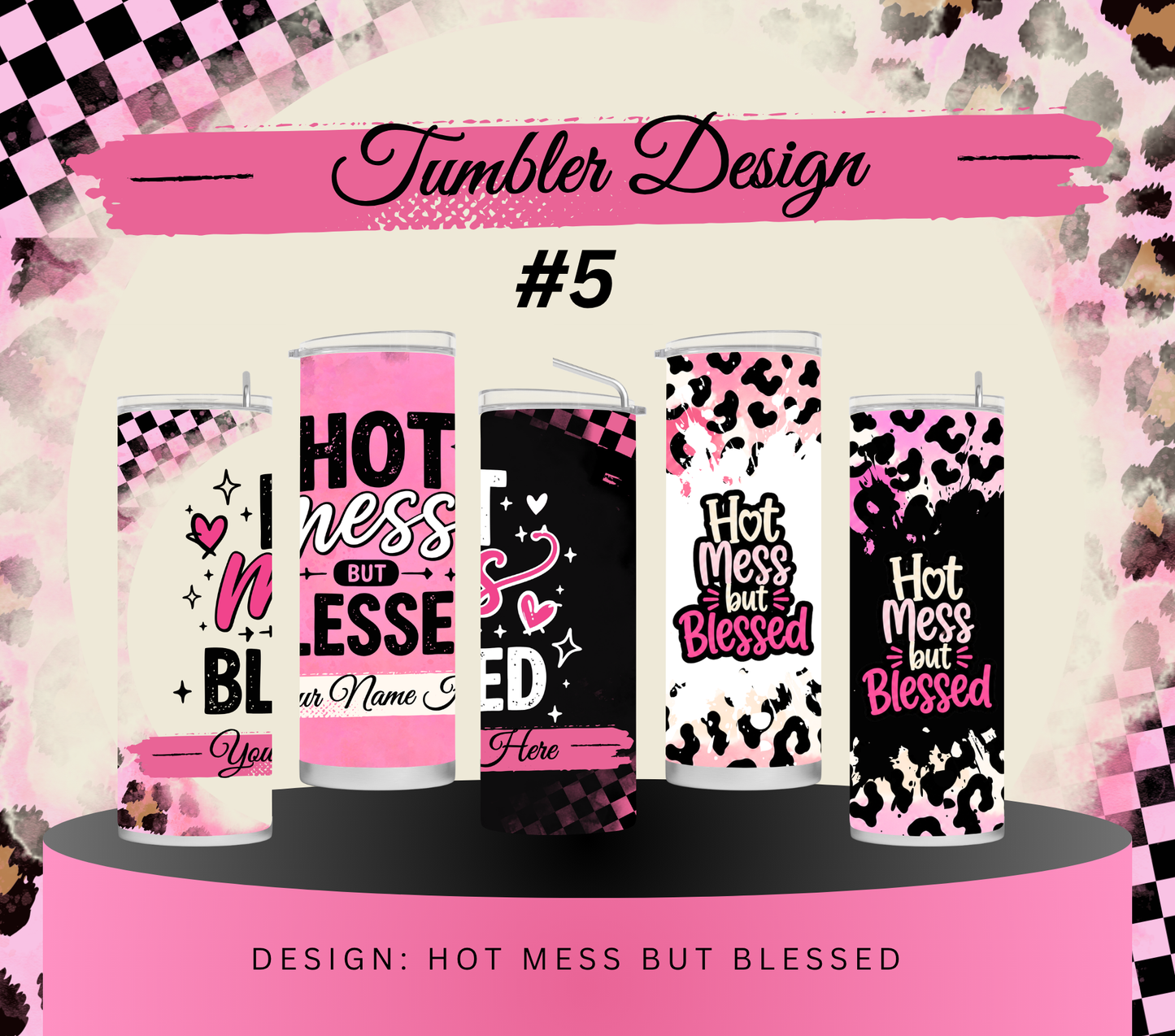 Mom Boss Tumblers | Personalized 20oz Skinny Tumblers for Moms, Business Owners & Coffee Lovers