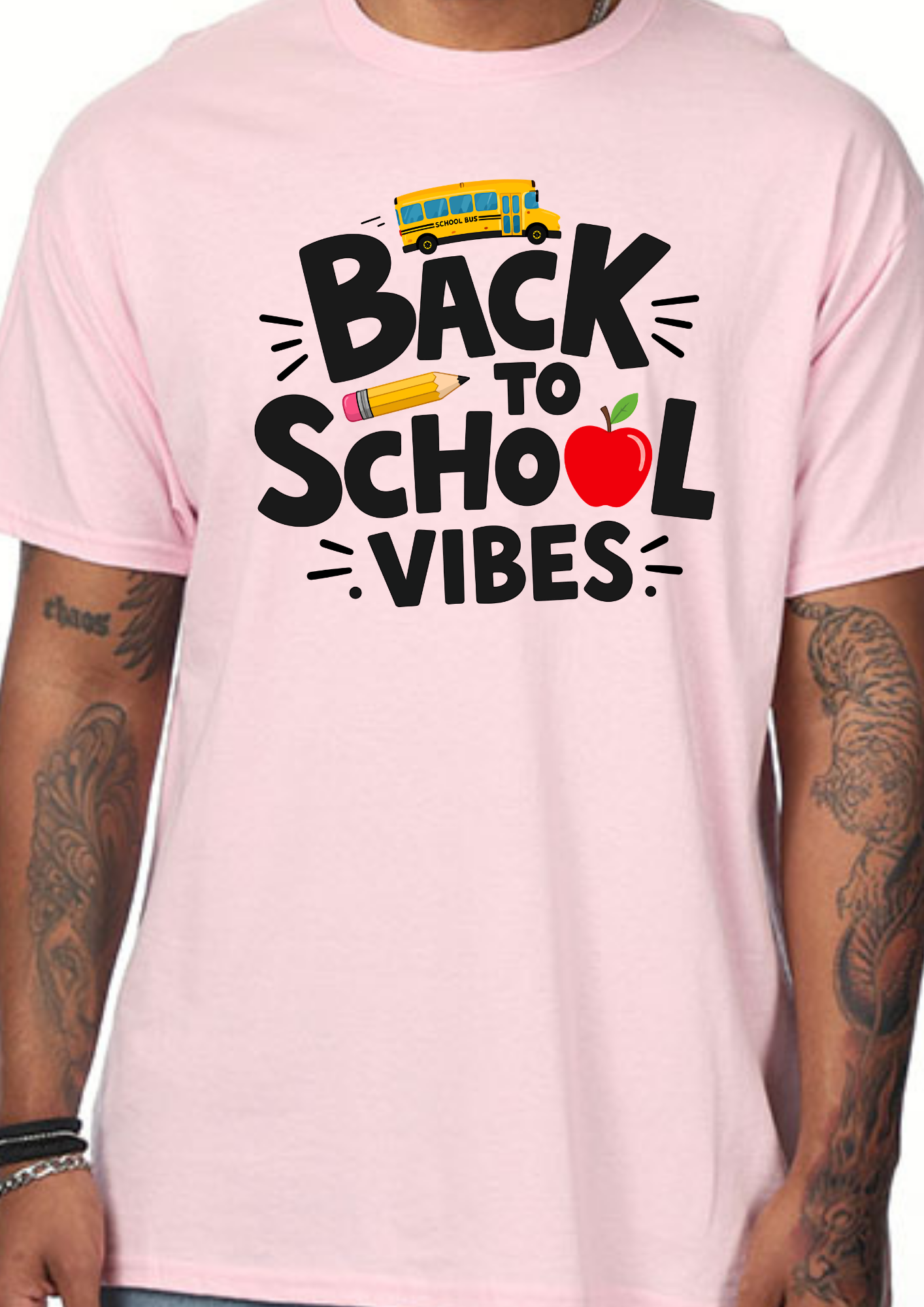 Back to School Vibes T-Shirt | Teacher Shirt | First Day of School Tee | School Bus Shirt | Adult Graphic Tee