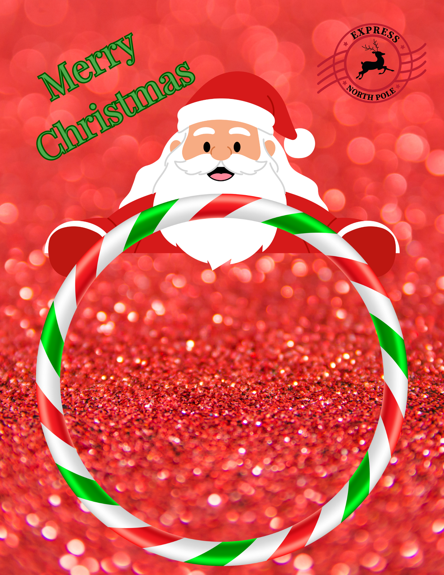Personalized Jumbo Christmas Candy Card  Fun Holiday Party Decor & Sweet Gift Idea by Creations by Crystal