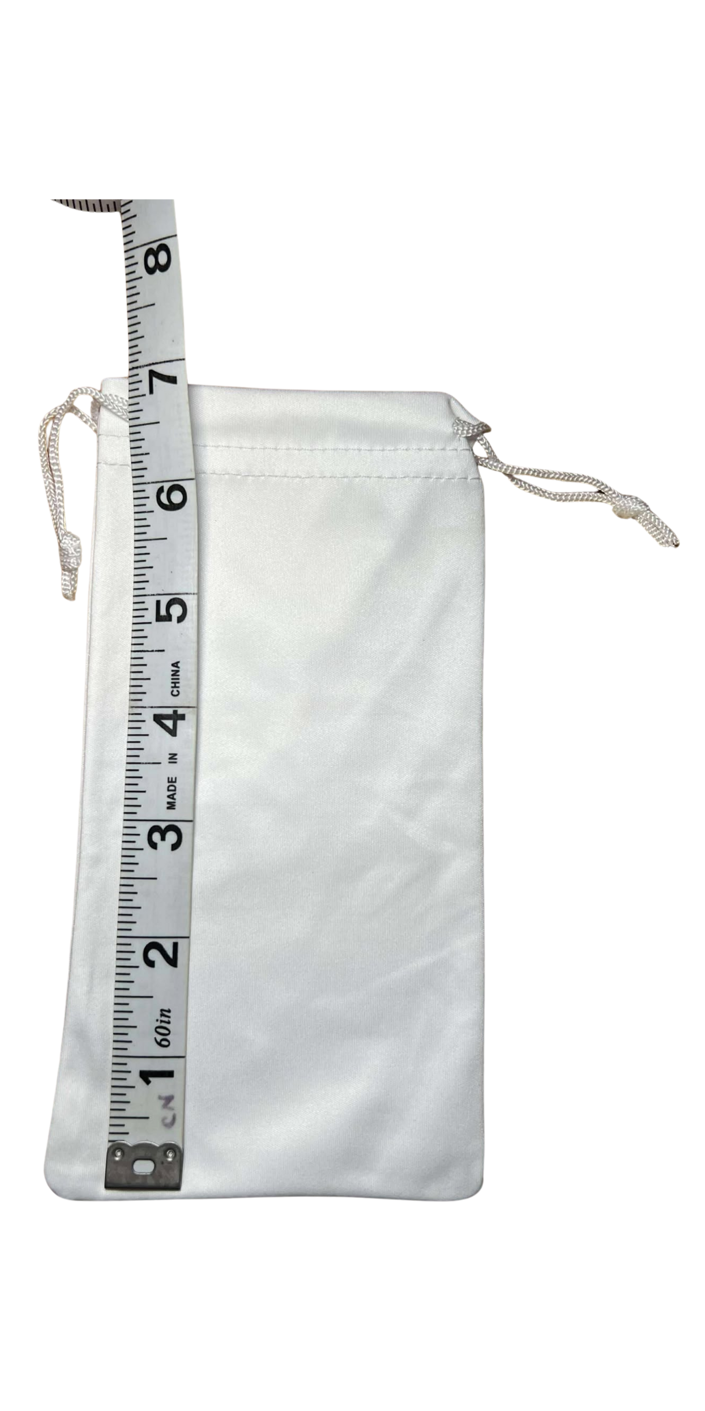 Custom Microfiber Sunglasses &amp; Gadget Storage Bags (White)