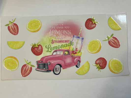 When Life Gives you Lemons make Strawberry Lemonade