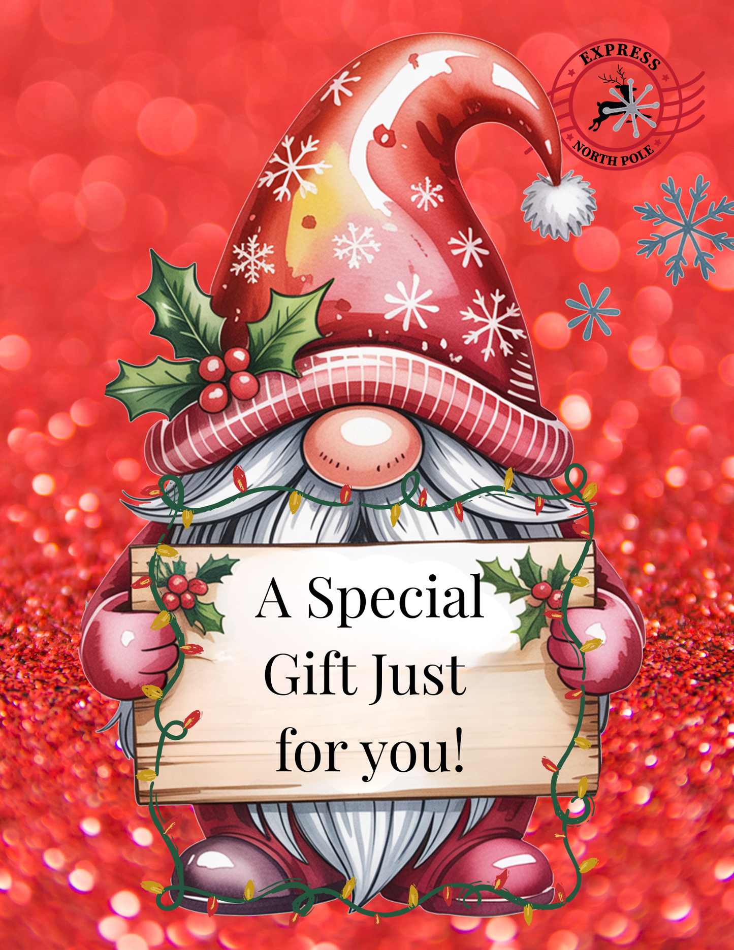 Personalized Jumbo Christmas Candy Card  Fun Holiday Party Decor & Sweet Gift Idea by Creations by Crystal