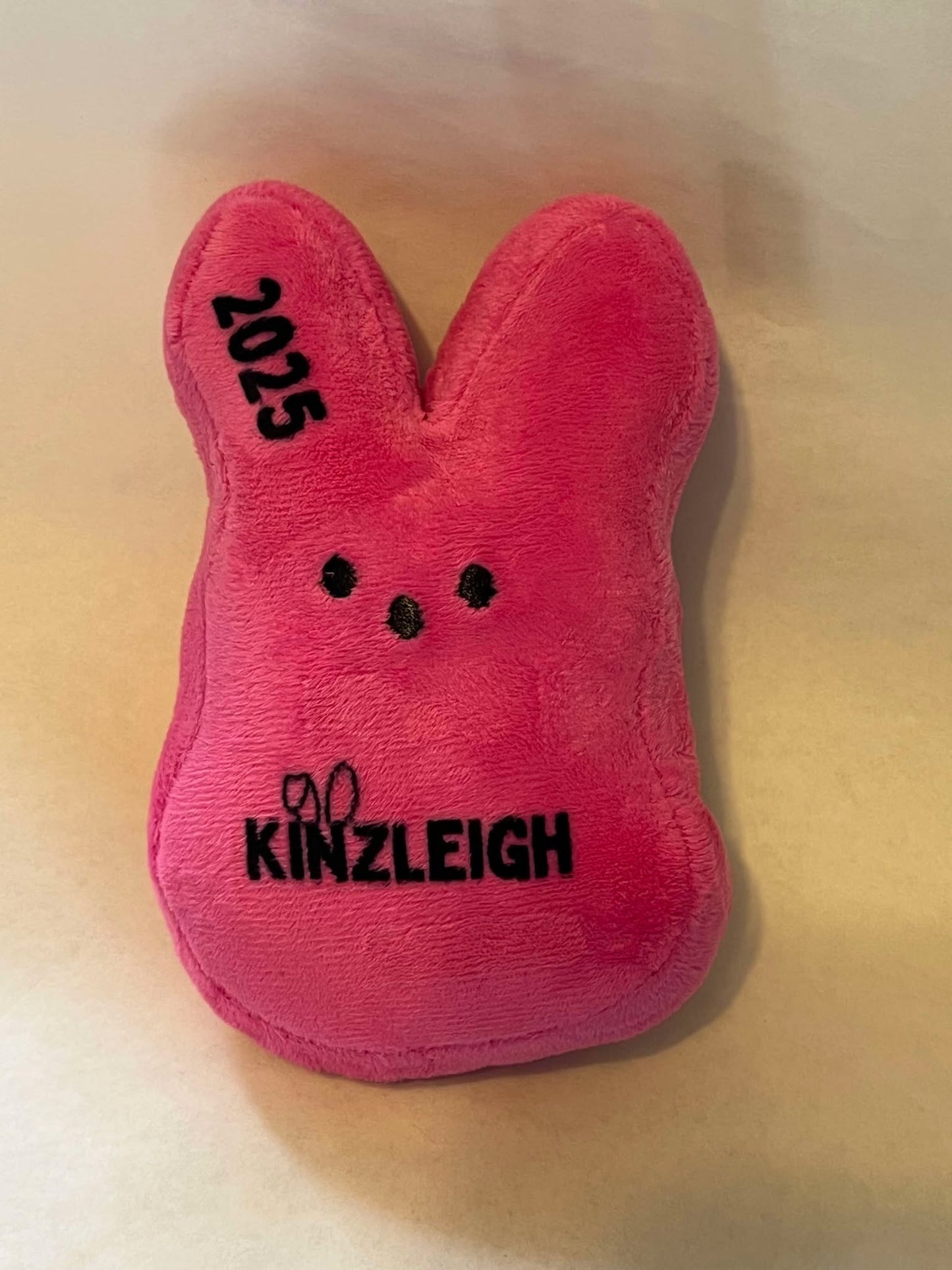 Personalized Easter Peeps Plush – Custom Name Stuffed Bunny Gift 🐣🎨