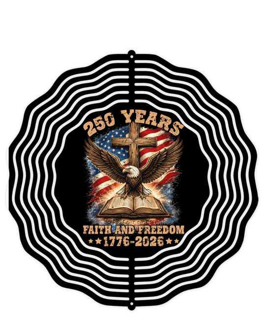 250th Anniversary United States Wind Spinner