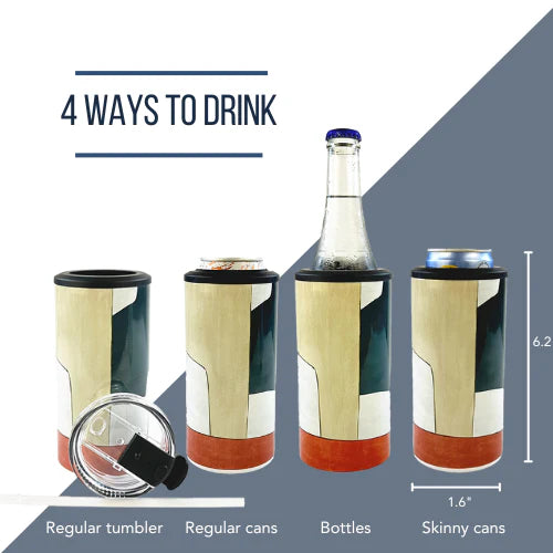Customized Sublimated 4-1 Can Cooler