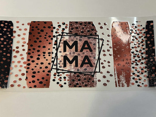 MAMA - Black and Brownish Stripes