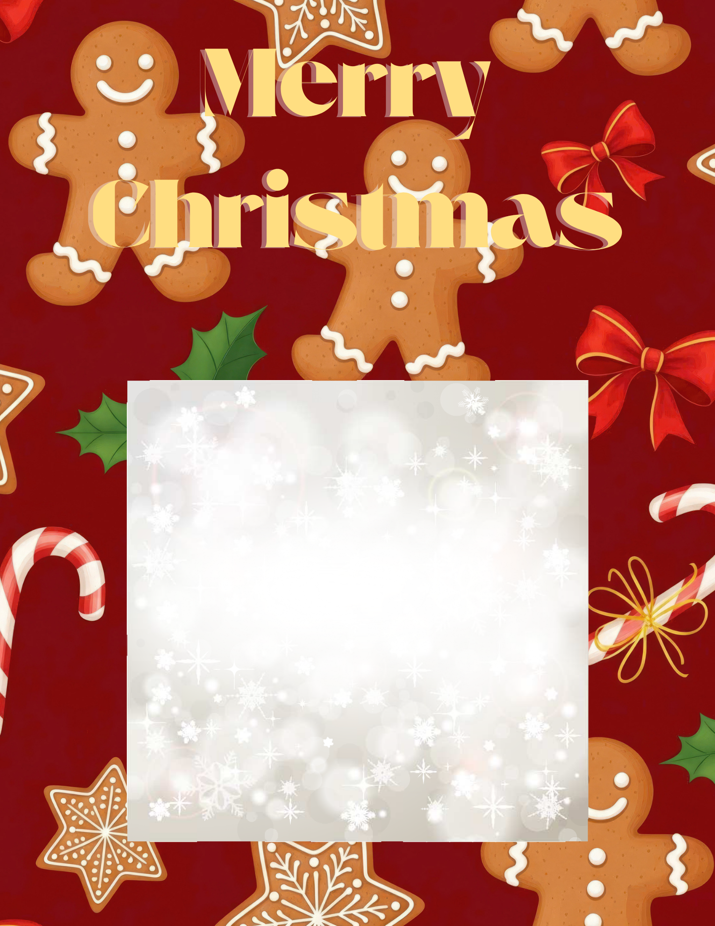 Personalized Jumbo Christmas Candy Card  Fun Holiday Party Decor & Sweet Gift Idea by Creations by Crystal