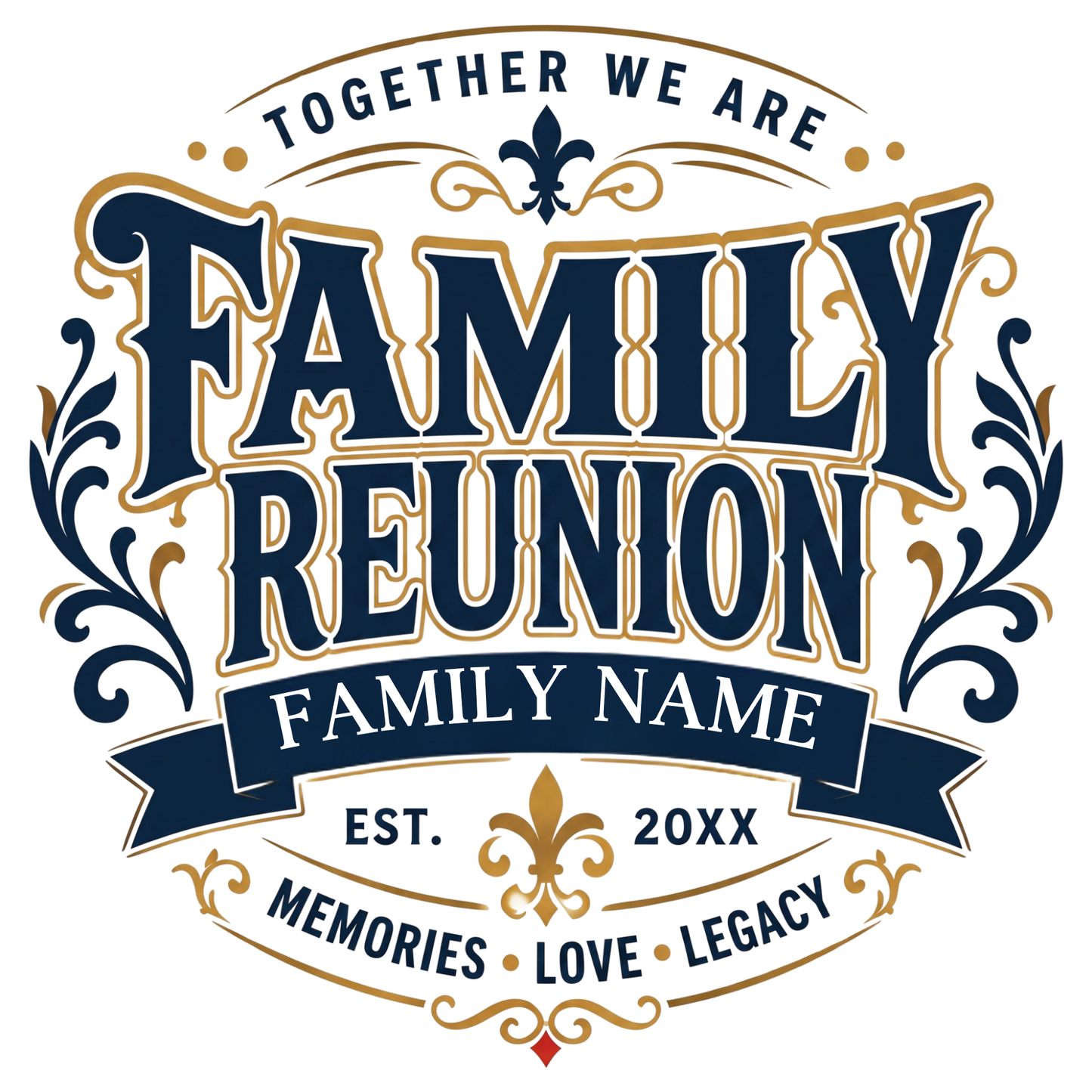 Custom Family Reunion Shirts, Tumblers, Mugs & Keychains | Personalized Family Reunion Gifts