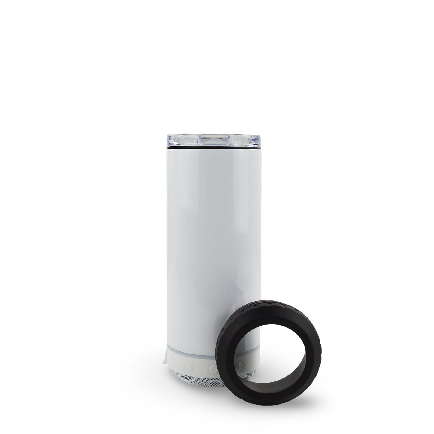 Customized Sublimated 4-1 Can Cooler with Bluetooth Speaker