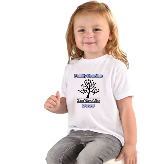 Customized Family SubliVie T-Shirts (Toddler Sizes)