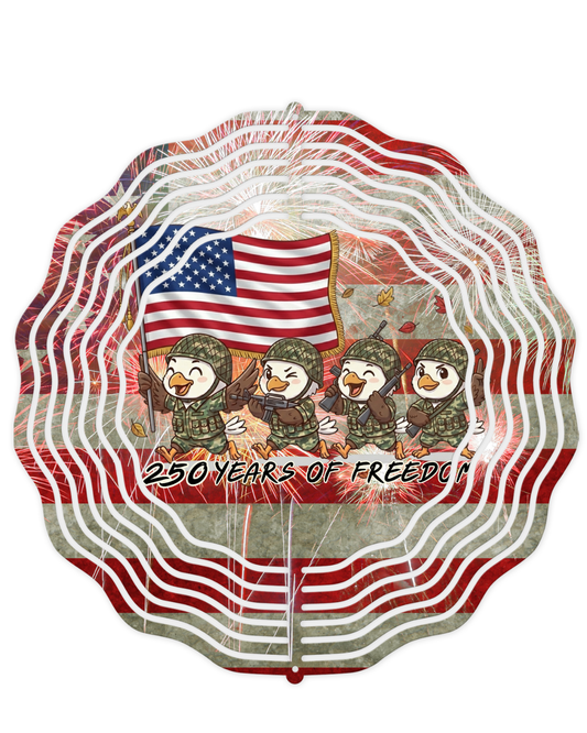 Soldier Eagle Wind Spinner