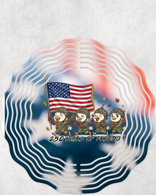 Soldier Eagle Wind Spinner