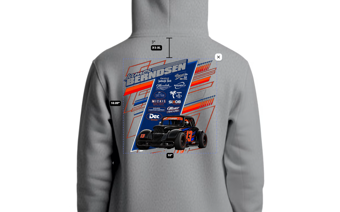 Youth Racing Team Fundraiser Hoodie | Custom Team Apparel