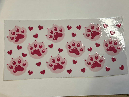 Pink Paw Prints