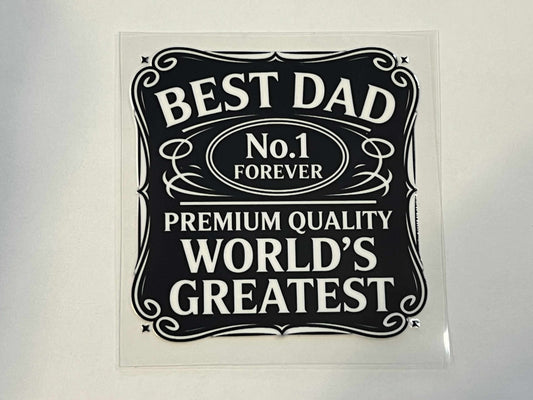 Best Dad - Decal