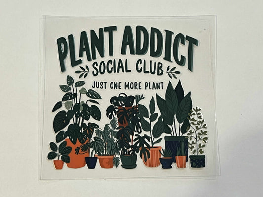 Plant Addict Social Club - Decal