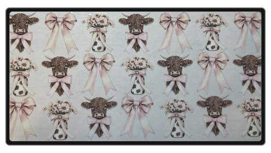 HighLand cow-Flowers Bows