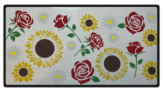 Sunflower + Roses