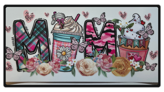 Mama Coffee Cups Flowers + Butterflies