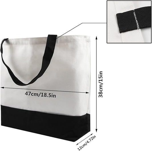 👜 Customizable Sublimation Tote Bags – Perfect for Everyday Use & Personalized Gifts
