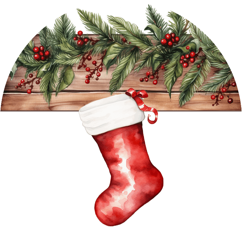 🎄 Personalized Christmas Ornaments – Stocking Family Names